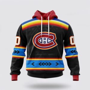 Personalized NHL Montreal Canadiens Hoodie Special Native Heritage Design 3D Hoodie 1 1