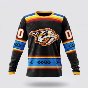 Personalized NHL Nashville Predators Crewneck…