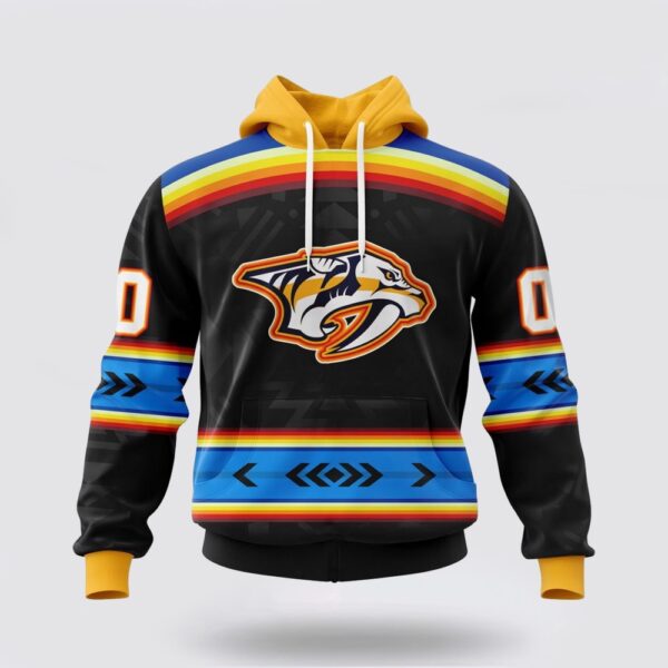 Personalized NHL Nashville Predators Hoodie Special Native Heritage Design 3D Hoodie