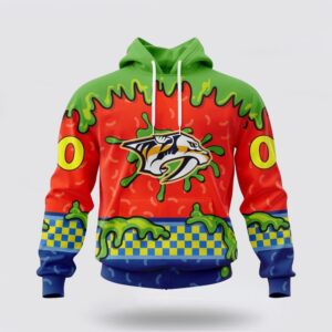 Personalized NHL Nashville Predators Hoodie Special Nickelodeon Design 3D Hoodie 1 1