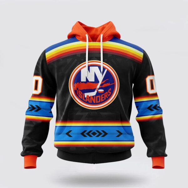 Personalized NHL New York Islanders Hoodie Special Native Heritage Design 3D Hoodie