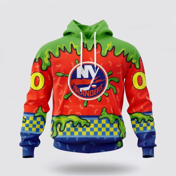 Personalized NHL New York Islanders Hoodie Special Nickelodeon Design 3D Hoodie