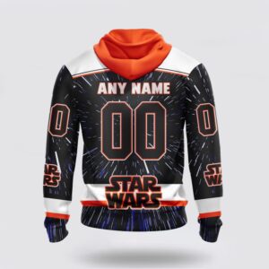 Personalized NHL New York Islanders Hoodie X Star Wars Meteor Shower Design 3D Hoodie 2 1