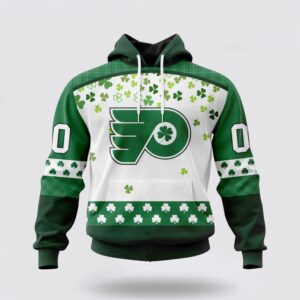 Personalized NHL Philadelphia Flyers Hoodie Special Design For St Patrick Day 3D Hoodie 2 1