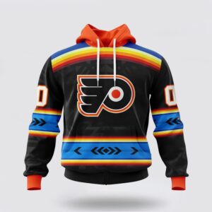 Personalized NHL Philadelphia Flyers Hoodie Special Native Heritage Design 3D Hoodie 1 1