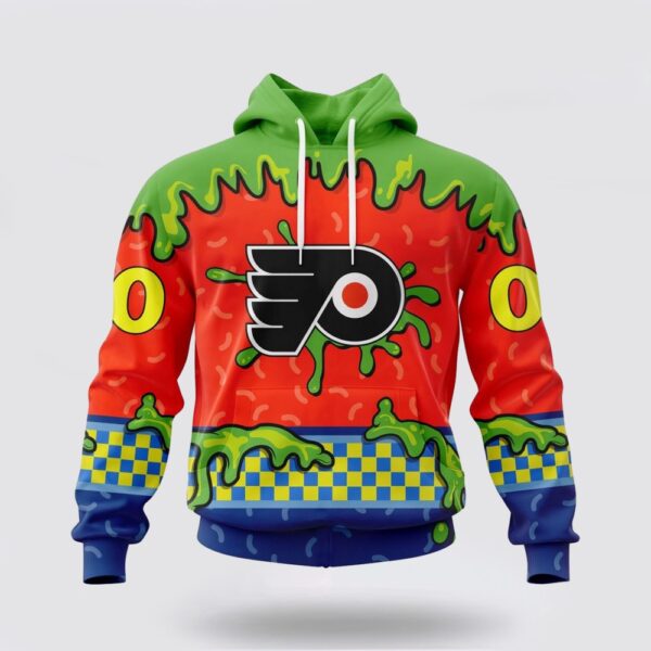 Personalized NHL Philadelphia Flyers Hoodie Special Nickelodeon Design 3D Hoodie