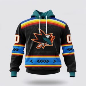 Personalized NHL San Jose Sharks Hoodie Special Native Heritage Design 3D Hoodie 1 1