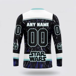Personalized NHL Seattle Kraken Crewneck Sweatshirt X Star Wars Meteor Shower Design 2