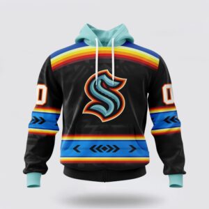 Personalized NHL Seattle Kraken Hoodie Special Native Heritage Design 3D Hoodie 1 1