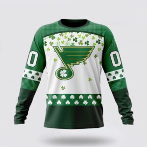 Personalized NHL St Louis Blues Special Design For St Patrick Day 1