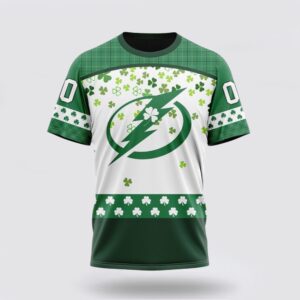 Personalized NHL Tampa Bay Lightning 3D T Shirt Special Design For St Patrick Day Unisex Tshirt 1