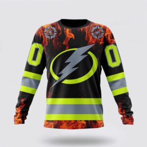 Personalized NHL Tampa Bay Lightning Crewneck Sweatshirt Special Design Honoring 1