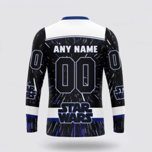 Personalized NHL Tampa Bay Lightning Crewneck Sweatshirt X Star Wars Meteor Shower Design 2