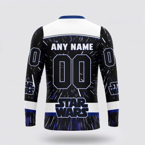 Personalized NHL Tampa Bay Lightning Crewneck Sweatshirt X Star Wars Meteor Shower Design