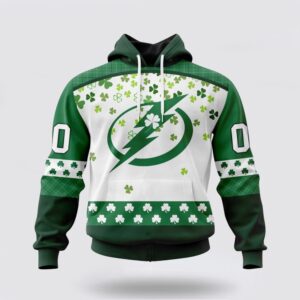 Personalized NHL Tampa Bay Lightning Hoodie Special Design For St Patrick Day 3D Hoodie 2 1