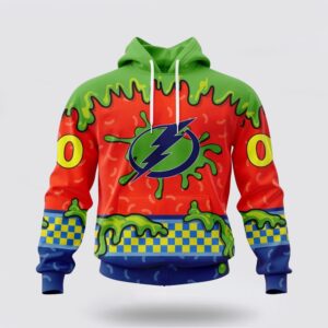 Personalized NHL Tampa Bay Lightning Hoodie Special Nickelodeon Design 3D Hoodie 1 1