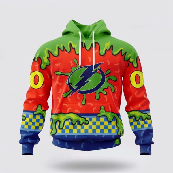 Personalized NHL Tampa Bay Lightning Hoodie Special Nickelodeon Design 3D Hoodie