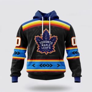 Personalized NHL Toronto Maple Leafs Hoodie Special Native Heritage Design 3D Hoodie 1 1