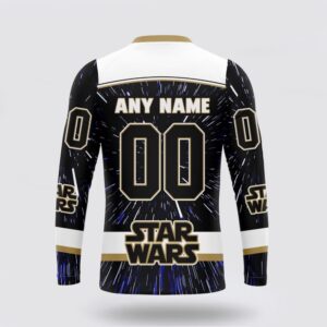 Personalized NHL Vegas Golden Knights Crewneck Sweatshirt X Star Wars Meteor Shower Design 2