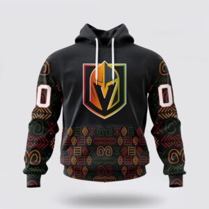 Personalized NHL Vegas Golden Knights Hoodie Special Design For Black History Month 3D Hoodie 2 1
