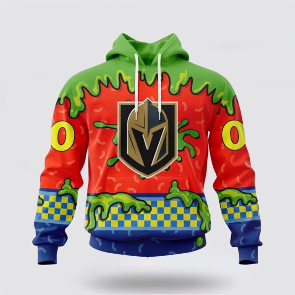 Personalized NHL Vegas Golden Knights Hoodie Special Nickelodeon Design 3D Hoodie