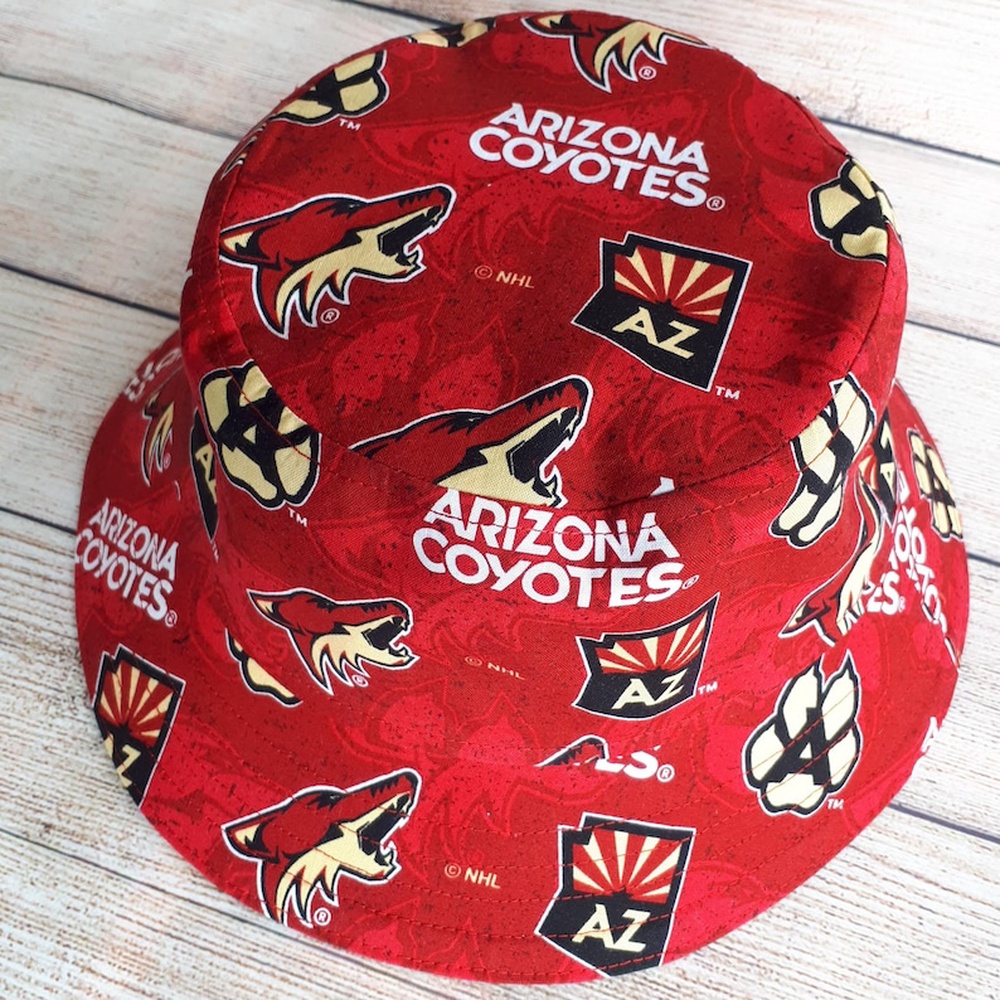 Arizona Coyotes Bucket Hat Hockey Sports Team Hat