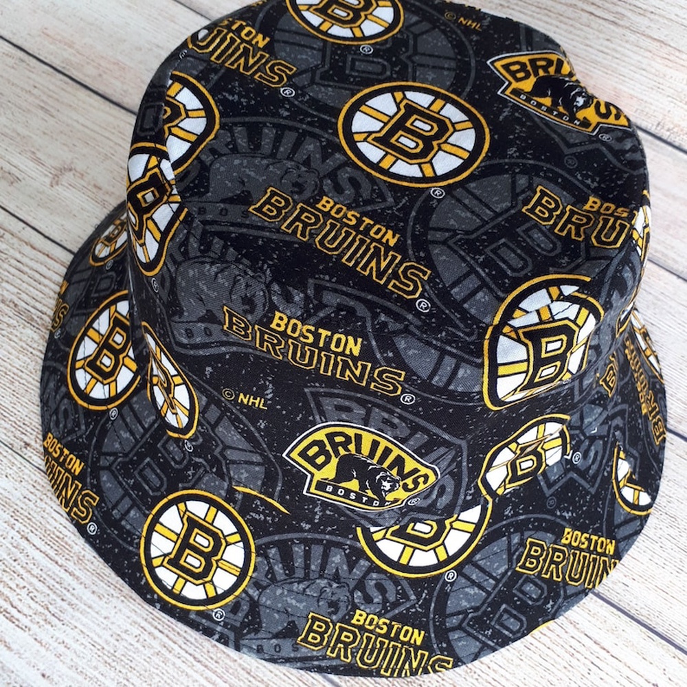 Boston Bruins Bucket Hat Hockey Sports Team Hat