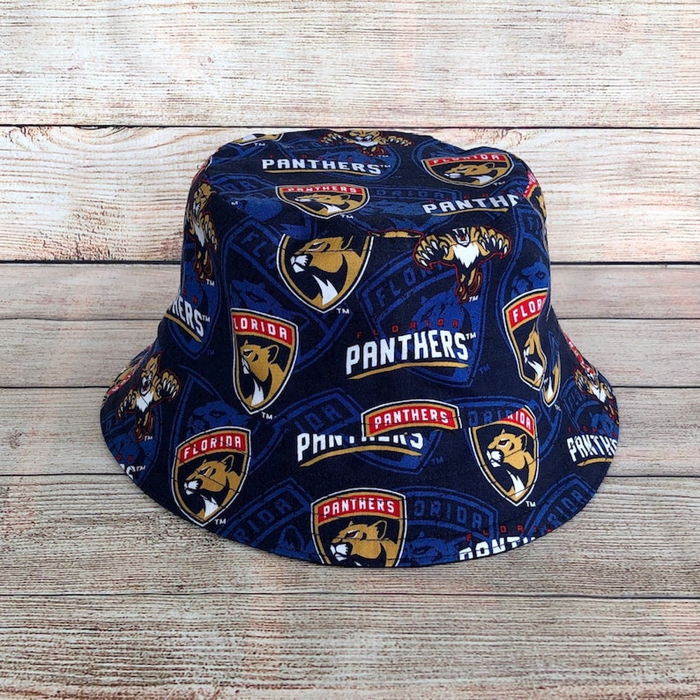 Florida Panthers Bucket Hat Hockey Sports Team Hat