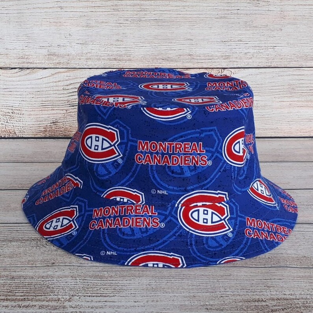 Montreal Canadiens Bucket Hat Hockey Sports Team Hat