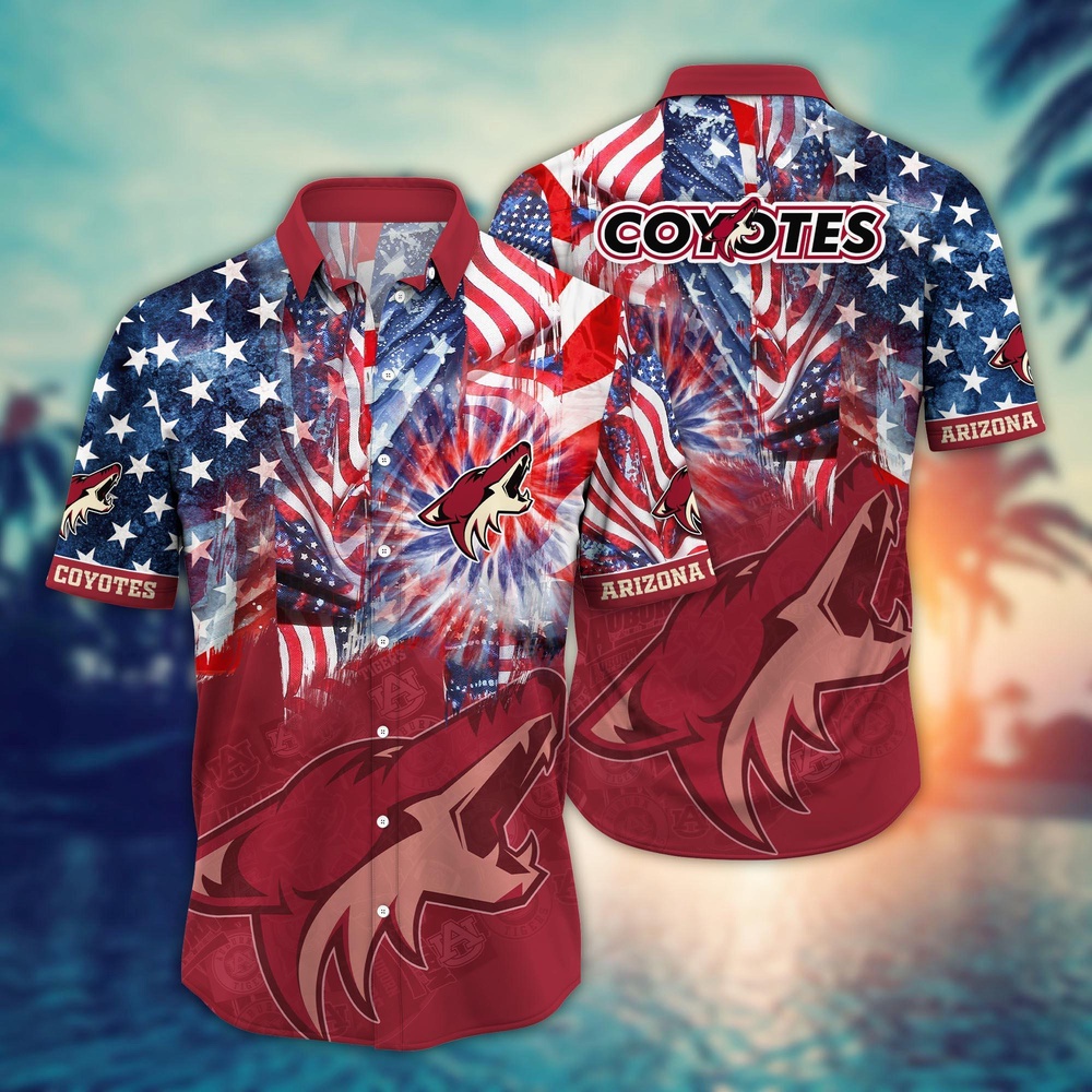NHL Arizona Coyotes Hawaii Shirt For Fans Aloha Shirt