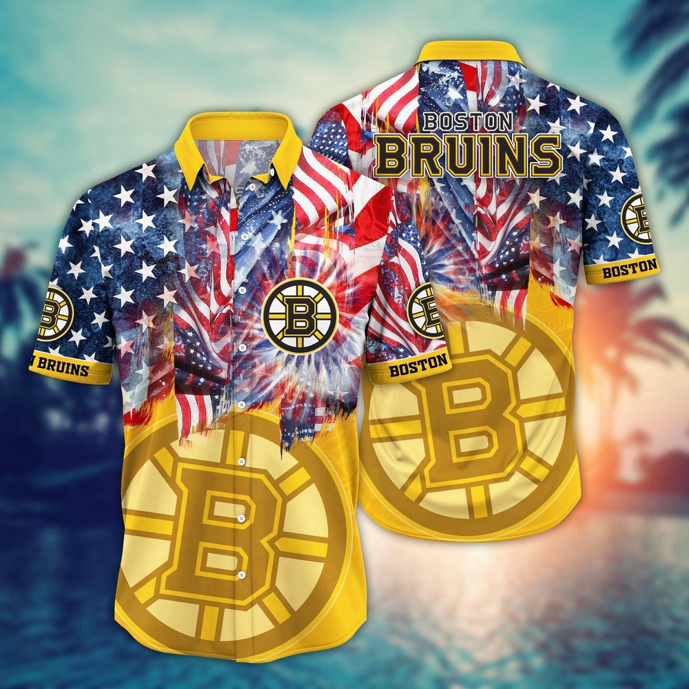 NHL Boston Bruins Hawaii Shirt For Fans Aloha Shirt
