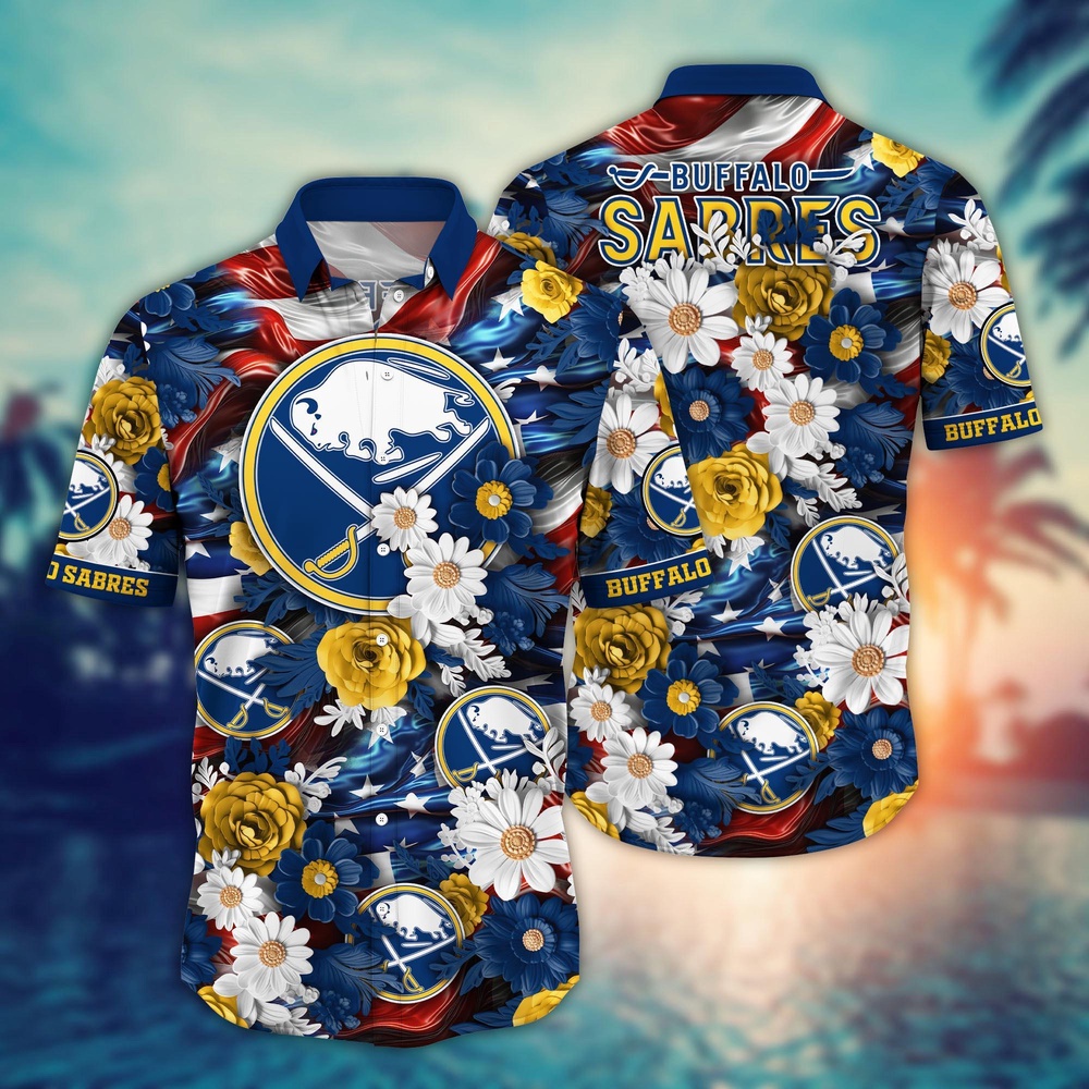 NHL Buffalo Sabres Hawaii Shirt Independence Day Summer Shirts