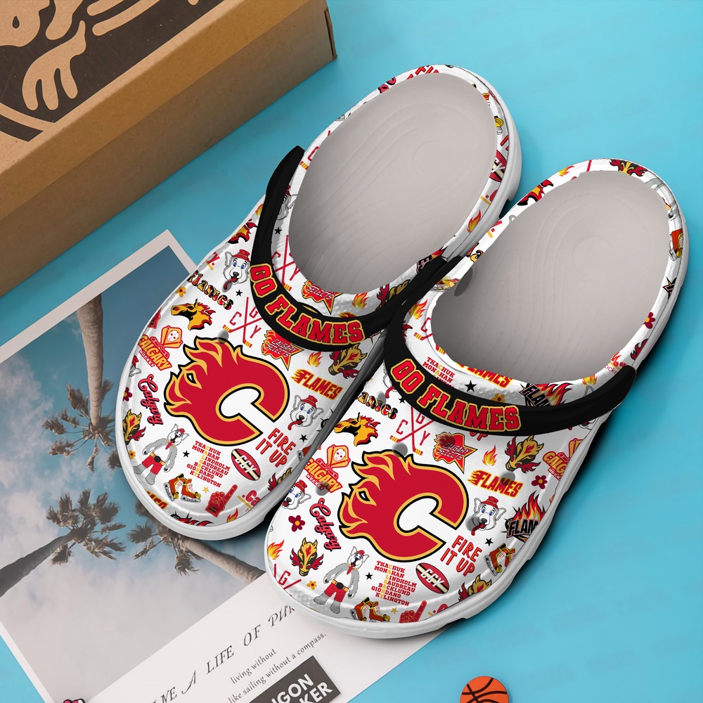 NHL Calgary Flames Clogs Shoes…