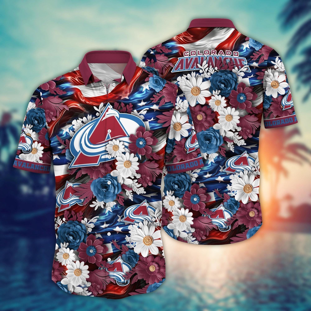 NHL Colorado Avalanche Hawaii Shirt…