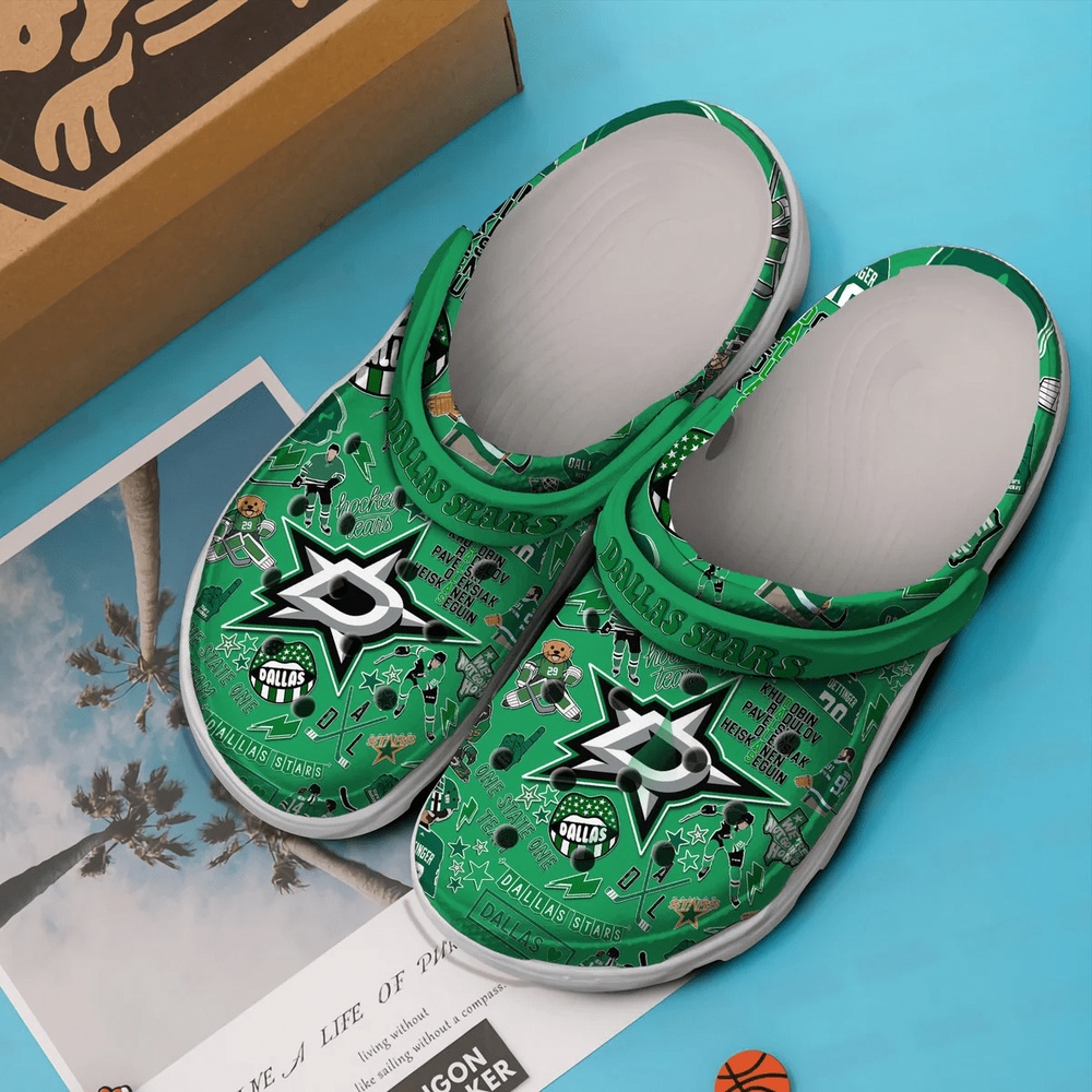 NHL Dallas Stars Clogs Shoes…