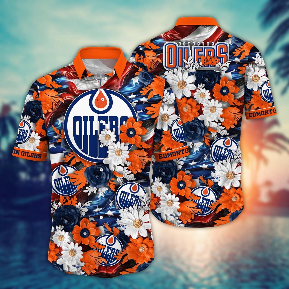NHL Edmonton Oilers Hawaii Shirt…
