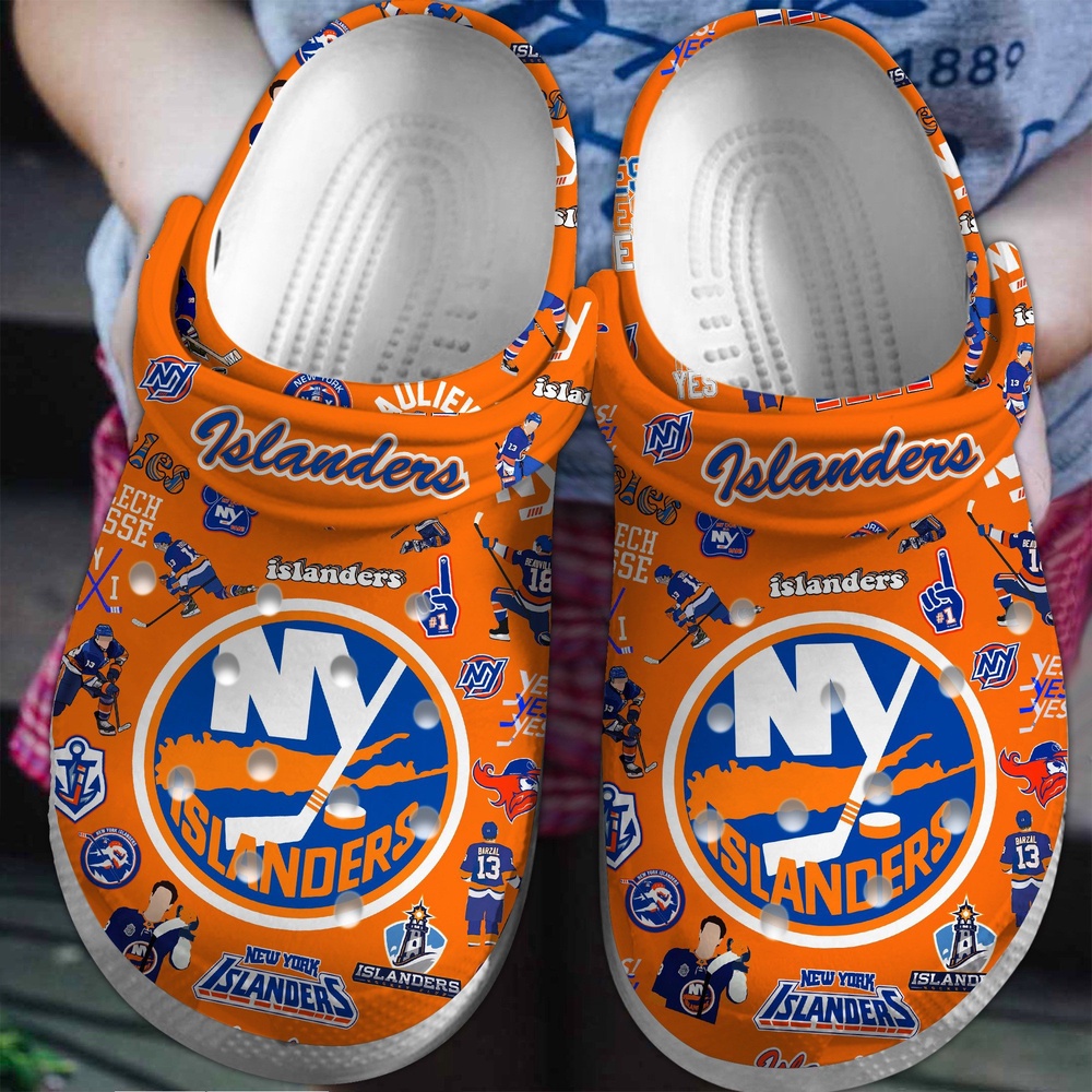 NHL New York Islanders Crocs Crocband Clogs Shoes For Men Women
