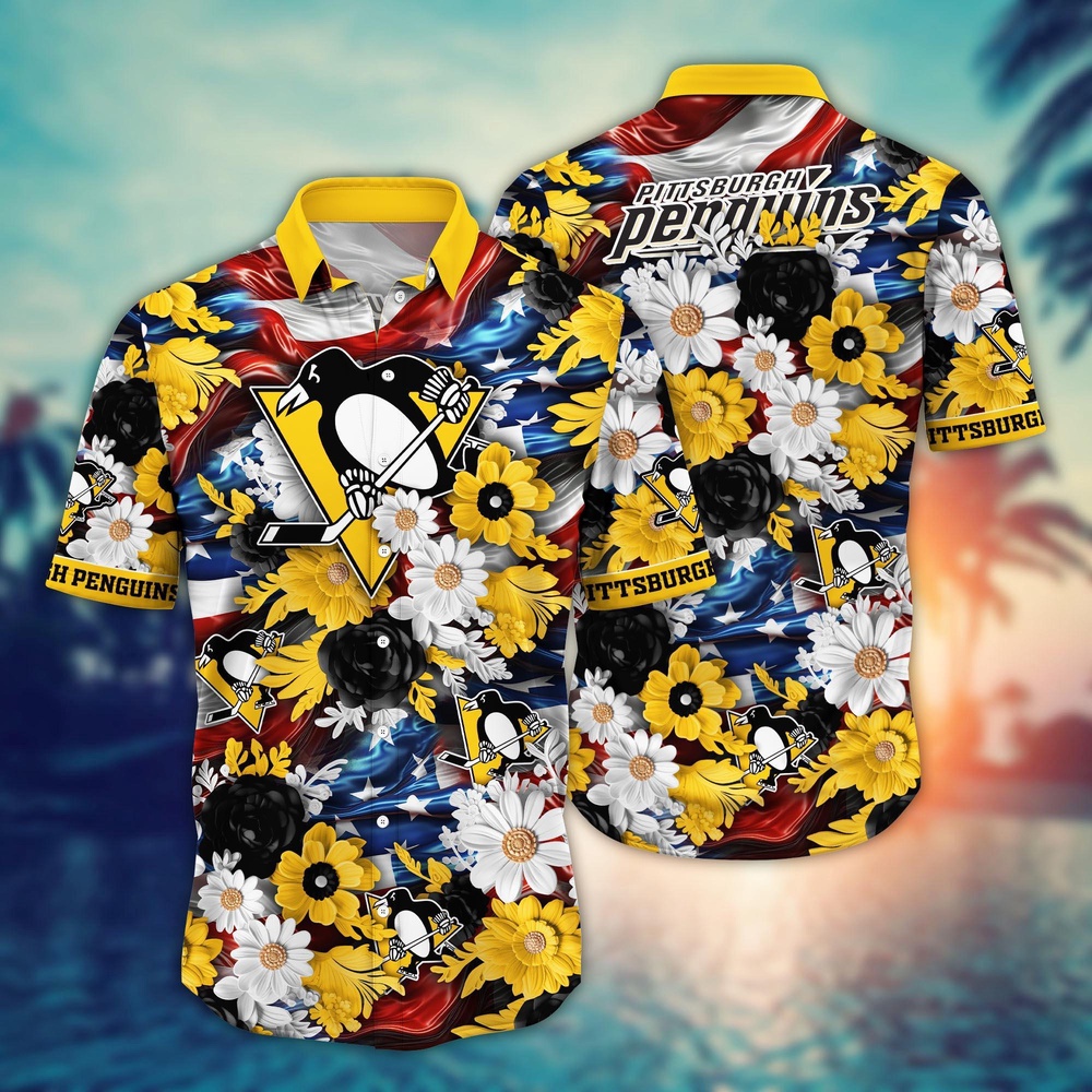 NHL Pittsburgh Penguins Hawaii Shirt…