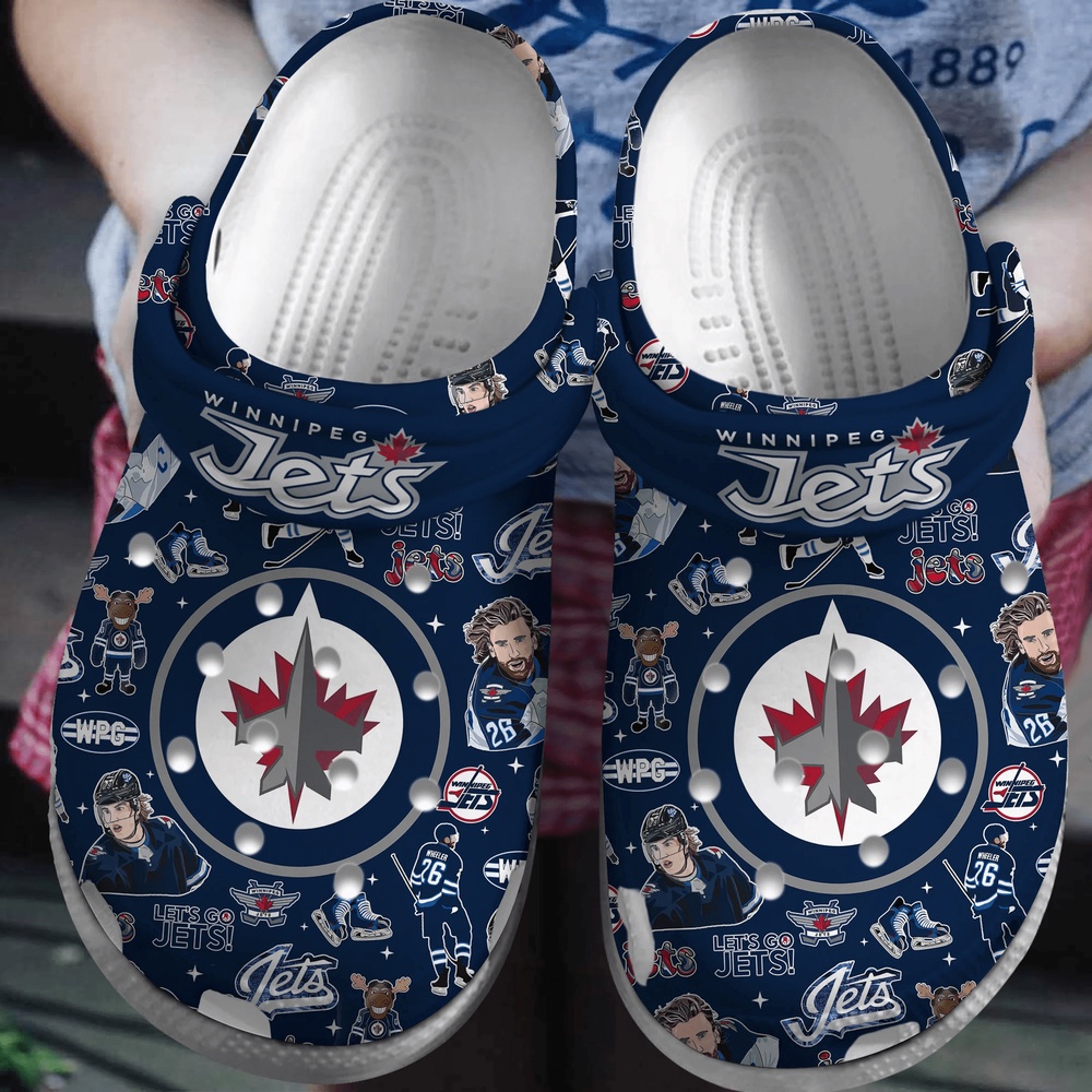 NHL Winnipeg Jets Hockey Clogs…