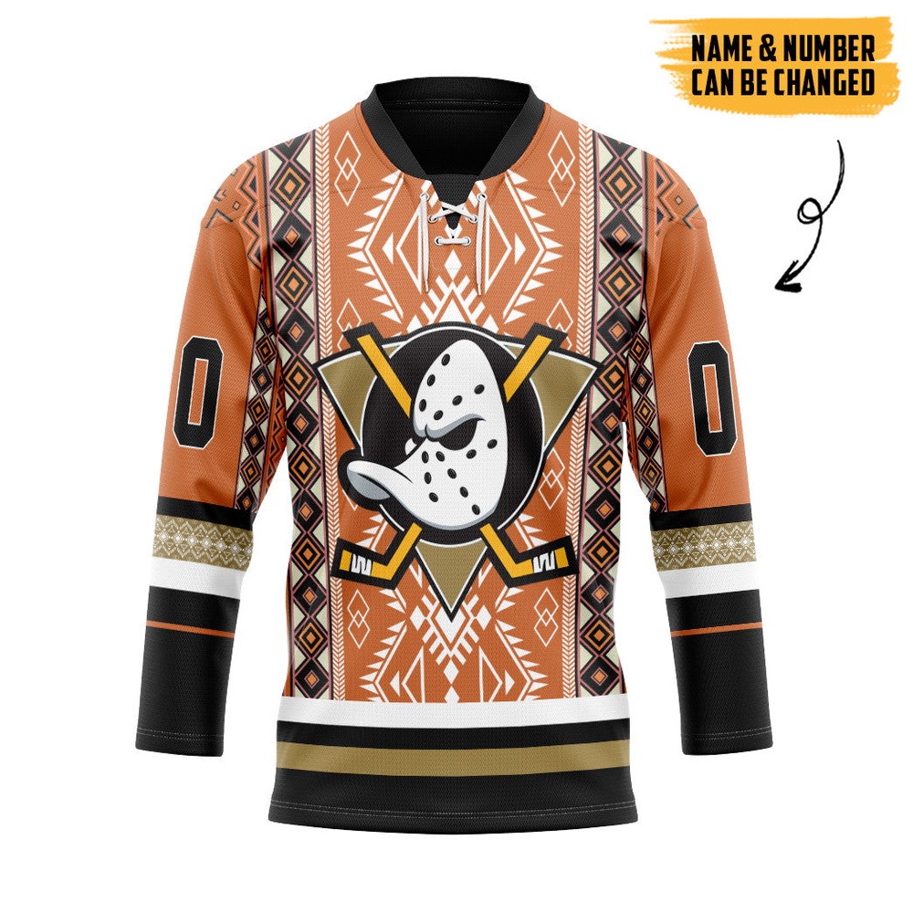Personalized NHL Anaheim Ducks Hockey Jersey Shirt