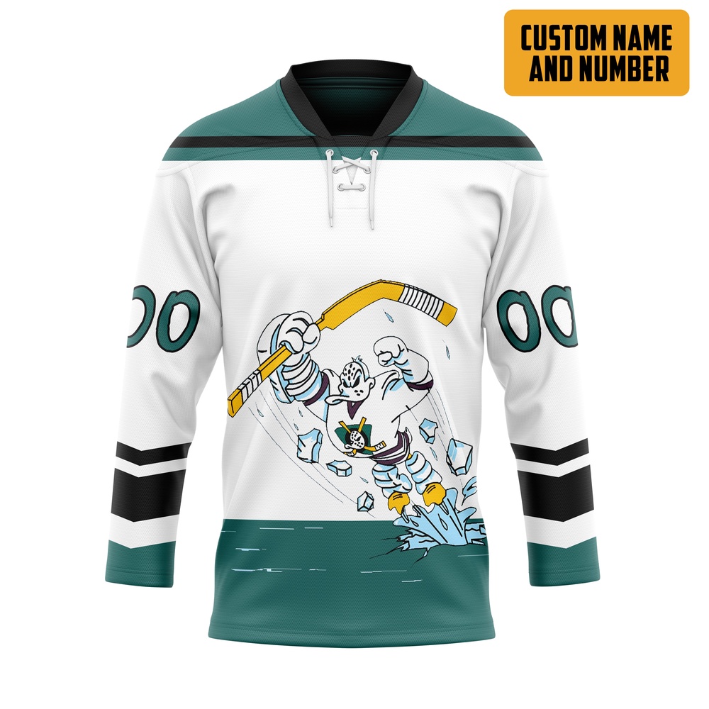 Personalized NHL Anaheim Ducks Reverse Retro Hockey Jersey