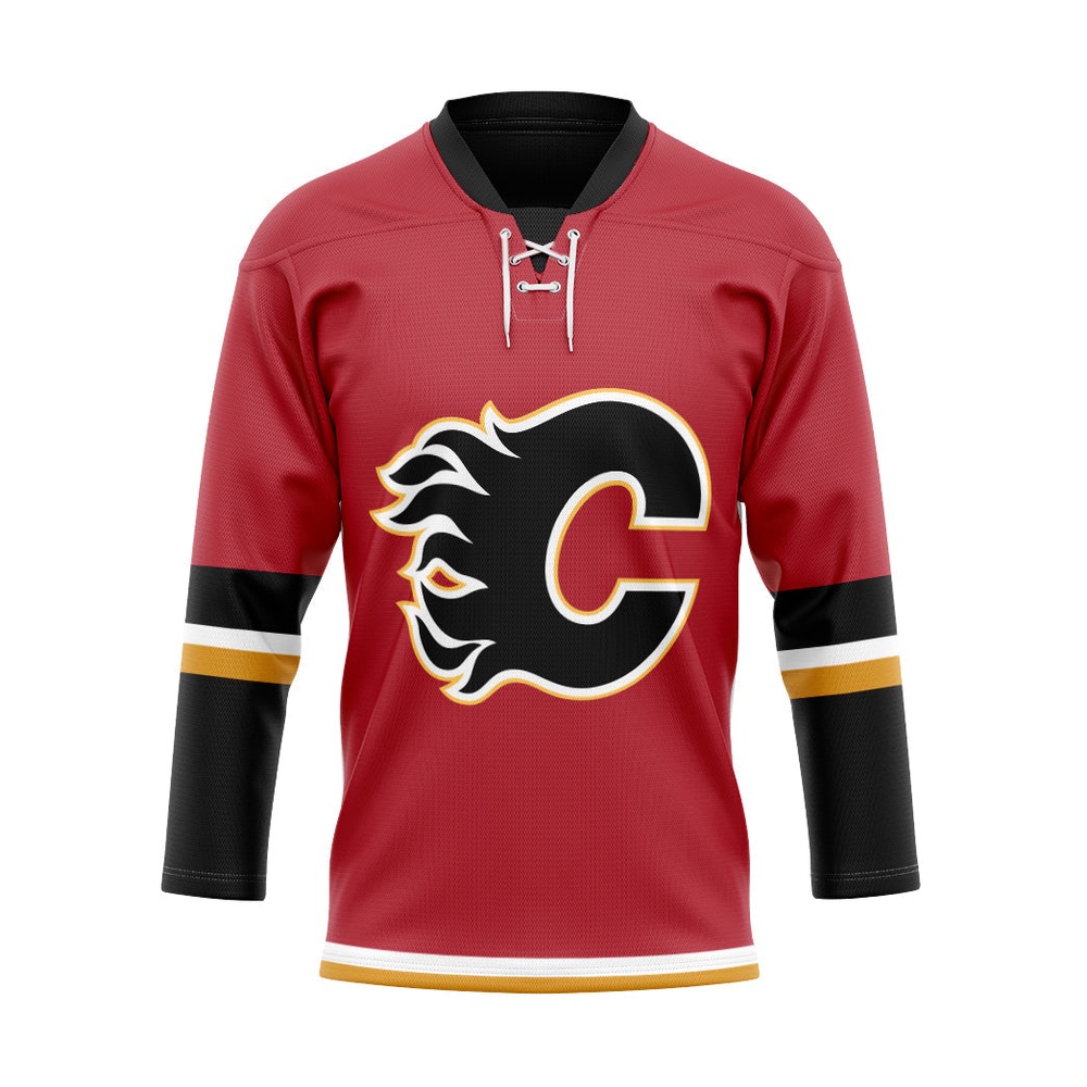 Personalized NHL Calgary Flames Custom Hockey Jersey