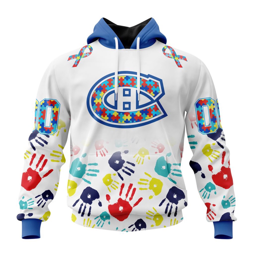 Personalized NHL Montreal Canadiens Autism…