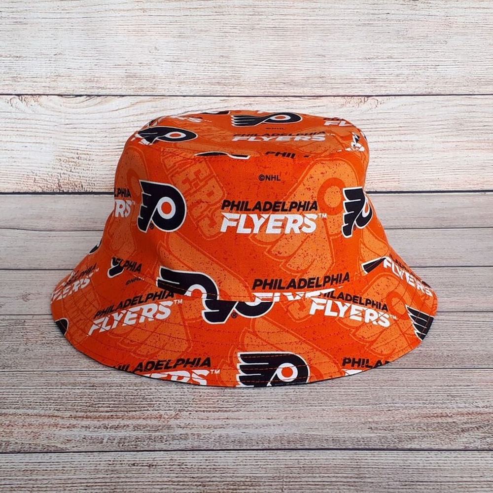 Philadelphia Flyers Bucket Hat Hockey Sports Team Hat