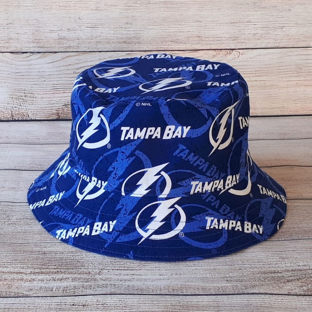 Tampa Bay Lightning Bucket Hat Hockey Sports Team Hat