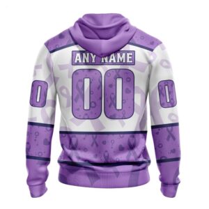 Arizona Coyotes Hoodie Special Lavender Fight Cancer Hoodie 2 1