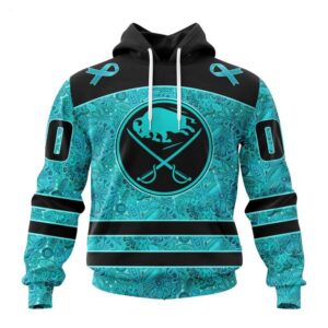 Buffalo Sabres Hoodie Special Design Fight Ovarian Cancer Hoodie 1
