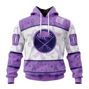 Buffalo Sabres Hoodie Special Lavender Fight Cancer Hoodie 1