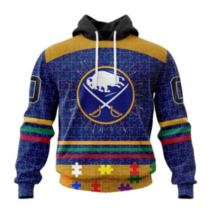 Buffalo Sabres Hoodie Specialized Design With Fearless Aganst Autism Concept Hoodie 1