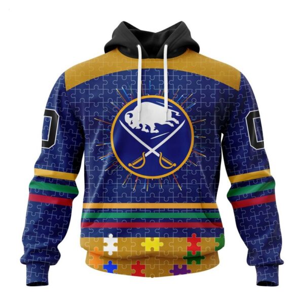 Buffalo Sabres Hoodie Specialized Design With Fearless Aganst Autism Concept Hoodie
